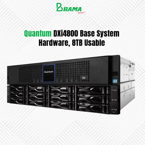 Quantum DXi4800 Base System Hardware, 8TB Usable Physical Capacity, Multi-Protocol, No Software-DDY48-CM08-001N